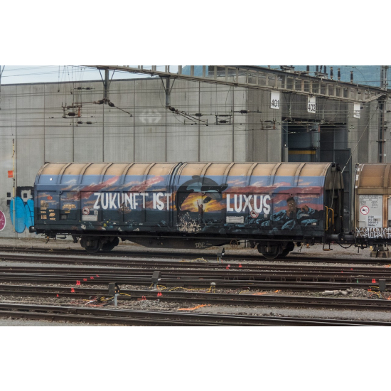 Wagon typ Hbbillnss z graffiti  SBB Piko 58985 H0